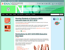 Tablet Screenshot of nso.rnao.ca