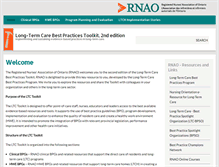 Tablet Screenshot of ltctoolkit.rnao.ca