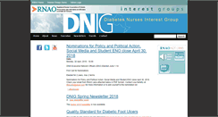 Desktop Screenshot of dnig.rnao.ca