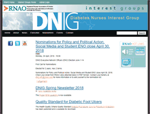Tablet Screenshot of dnig.rnao.ca