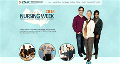 Desktop Screenshot of nursingweek.rnao.ca
