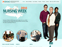 Tablet Screenshot of nursingweek.rnao.ca